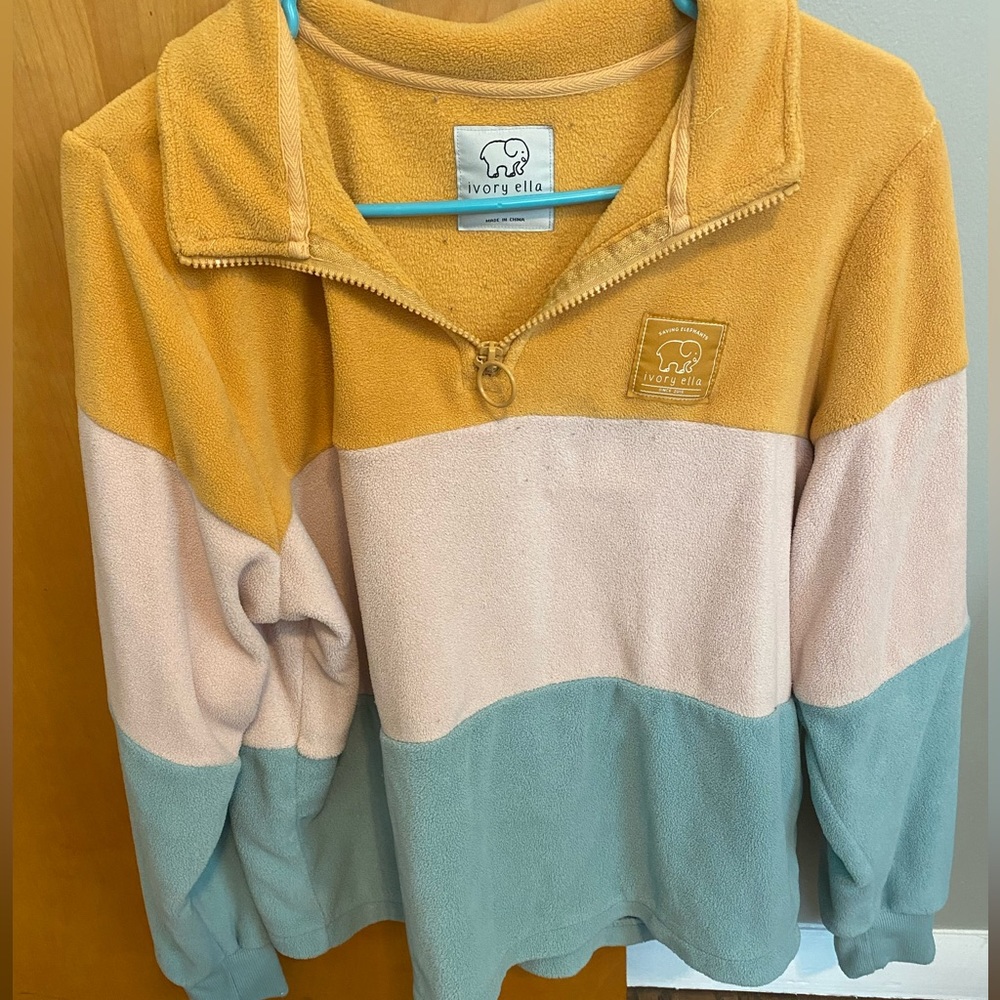 Ivory Ella Quarter zip